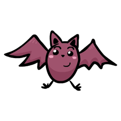 cartoon bat st6